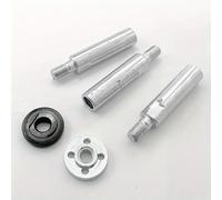 TEMU 5 piezas de varilla de conexión de extensión para amoladora , 2 placas de presión tipo 100 - Adaptador de auto M10 de 80 mm para herramienta eléctrica