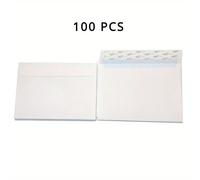 TEMU 50/100 sobres autosellables, sobres de envío de negocios sin ventana, de tinte de seguridad para envío seguro, facturas y declaraciones, sobres para y , , 6.4In X 4.5In