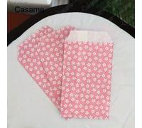 TEMU 50 Bolsas de Papel - 8X15Cm, Bolsas de Regalo Decorativas para Todas las Ocasiones Boda Tarjetas de Felicitación Bolsa de Regalo de Papel