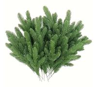 TEMU 50 de Pino Artificial Perenne - Decoraciones de Aguja de Pino Artificial para Guirnalda Navideña y Decoración del Hogar, Material Plástico, Regalo para Navidad