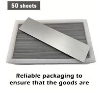 TEMU 50 Hojas de Paneles Metálicos 3D para Pared, Azulejos Autoadhesivos de PVC Aluminio Cepillado Plateado para Cocina, Baño, Lavandería, RV, Chimenea, Escaleras, Shinyhome