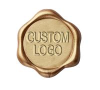 TEMU 50 o 100 Pegatinas de Sello de Cera Personalizadas con Diseño , Pegatinas para de Sobres, Pegatinas de Sello de Cera para , Decoraciones , Fiestas, y Navidad