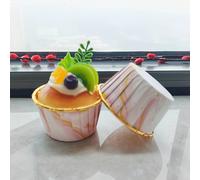 TEMU 50 piezas de moldes para magdalenas de papel de una cara color , para horno, perfectos para pastelería, , fiestas de y vasitos para pastel