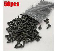 TEMU 50 piezas/juego de tornillos autorroscantes, tuercas, tornillos de metal para coche M5, tornillos antioxidantes para coche, motocicleta, scooter, ATV, ciclomotor, bicicleta eléctrica