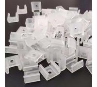 TEMU 50 Piezas por Paquete, Clips para Tiras LED, Sujetadores para Tiras de Neón