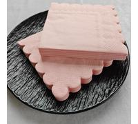 TEMU 50 servilletas de papel festón para cóctel, servilletas de papel gruesas de 2 capas en color , servilletas desechables para fiestas, servilletas para bebidas para , cenas de , Halloween y Navidad