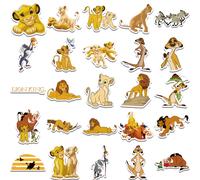 TEMU 50 Stickers de Disney León | Calcomanías de Papel con Imágenes de Animales de Dibujos Animados para Scrapbooking, Cuadernos, Laptops, Equipaje y Patinetas