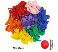 TEMU 55 Piezas de Globos Mate - Juego de Globos Multicolor en Neutrales (Rosa, Apagado, Lavanda, ) para , , Graduaciones, Baby Showers Corporativos - Decoración de Globos al por Mayor para Fiestas
