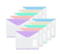 TEMU ¡5pcs/10pcs NVGEMY Carpeta A4 de PP con Perforación de 11 Agujeros, Compatible con Documentos de , Carpeta por Colores Ideal para y Oficina, Capacidad para 200 Hojas por Bolsillo!