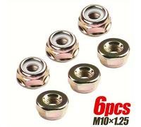TEMU 6/10 piezas Tuerca Universal M10X1.25 Izquierda Repuesto Adiciones para Cortacésped, Tuerca de Cuchilla con Izquierda, Repuesto, Adiciones para Cortacésped, Piezas para Cortacésped