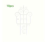 TEMU 6/10 piezas Valla de Plástico para Jardín al Estilo Europeo, Apilable, Soporte para Plantas Trepadoras Mini Rejilla, Decoración de Jardín , Valla de Patio , Decoración de Barandilla para