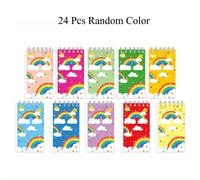 TEMU 6/12/18/24pcs Mini Cuaderno Recuerdos de Mini Cuadernos 2.36 X 3.94 Pulgadas Cuaderno de Memo Cuadernos de Bolsillo Pequeños de Oficina
