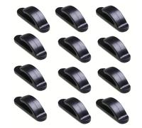 TEMU 6/12/30 ganchos mini adhesivos, interior de coche, uso doméstico, almacenamiento conveniente, pequeño regalo, ganchos multiusos