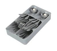 TEMU 6 Cajas de Almacenamiento para Cubiertos en Cajón, Bandeja Organizadora de Utensilios de Cocina, Organizador de Cuchillos y Cucharas - Mantén los Cajones de la Cocina Ordenados