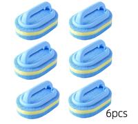 TEMU 6 piezas de esponjas de limpieza no abrasivas con , duraderas para fregar, fáciles de sostener, adecuadas para limpiar baños, cocinas, duchas, azulejos y cristales.