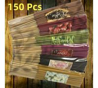 TEMU 6 Sets de alrededor de 150 Varillas de Incienso de Calidad - Incluyendo Oriental, Café, , , Rosa, , Adecuado para , Meditación de Yoga y Hogar - Regalo con Duradera