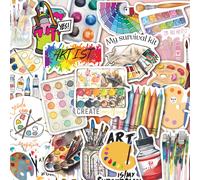 TEMU 60 stickers para pintar para artistas | Estilo acuarela , stickers y calcomanías de ciclismo adecuados para laptop, notebook, de teléfono y de regalo para entusiastas , , y coleccionistas