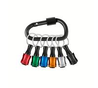 TEMU 6pcs/18pcs 1/4 Vástago Hexagonal Porta Brocas Soporte de Brocas de Zócalo Portátil Cambio Rápido Barra de Extensión Larga y Corta Llavero Porta Brocas para Brocas