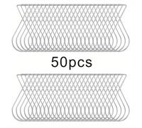 TEMU /70/100 ganchos para tejas de techo | Clips de metal de T para oficina, hogar y decoración de | Fácil instalación, acabado , estilo contemporáneo, ganchos utilitarios