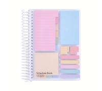 TEMU 72 Hojas de Planificador Semanal Sin con Notas Adhesivas - Cuaderno de Planificador A5 con Etiquetas y Bolsillo, Organizador de Semanal y Mensual para Oficina, , Hogar - para Mujeres y Hombres