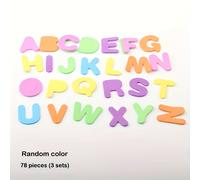 TEMU 78 Piezas de Pegatinas Alfabéticas en Espuma, Ideales para Manualidades, A-Z, Calcomanías Hechas a