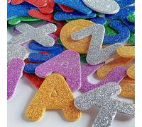 TEMU 78 piezas de pegatinas de de espuma con , calcomanías autoadhesivas del alfabeto en mayúsculas y minúsculas para manualidades y decoración DIY