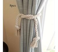 TEMU 8 borlas para cortinas, cuerdas de fijación para cortinas de exterior, sujetacortinas para dormitorio, , cocina, decoración del hogar