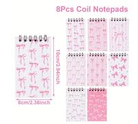 TEMU 8 piezas, Cuadernos de con Tema de , Cuadernos con Rosa, Decoración para Fiestas de , Suministros para Fiestas de Novia y Boda, Regalos para Fiestas de , Blocs de Notas para Baby Shower