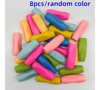 TEMU 8 protectores de lápiz aleatorios, corrección de postura al escribir, fundas de silicona para lápices en colores de caramelo
