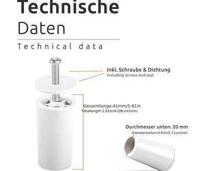 TEMU 8 topes para estores enrollables de PVC , 40 mm, con y kit de instalación de tornillos, accesorios de fijación de seguridad para estores enrollables/persianas