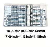 TEMU 80 piezas de abrazaderas para mangueras - Abrazaderas de oreja tipo O, clip de crimpado, para mangueras de aire, , agua, combustible, anillo de sujeción