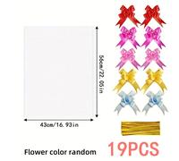 TEMU 9/19 piezas de Bolsas de Celofán con Dorados, Colorido, Bolsas de Cesta Transparentes de Plástico OPP para Exhibición de Regalos, Navidad, Halloween, Día de San Valentín y Fiestas de