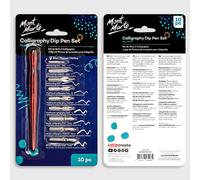 TEMU 9 Juegos de plumillas de caligrafía + Juego de pluma de inmersión para dibujos animados, lettering, , , dibujo, cartografía y diseños decorativos
