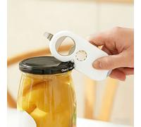 TEMU Abrebotellas multifuncional 5 en 1, de tarros para manos débiles y mayores, abridor de tapas giratorio para tarros, botellas de cerveza, latas y , utensilio de cocina ergonómico