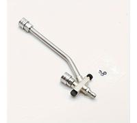 TEMU Accesorio de de espuma para hidrolavadora de varilla de presión de 4000 PSI, accesorio rociador de espuma de boquilla de acero inoxidable para de autos con conexión rápida de 1/4, sin batería