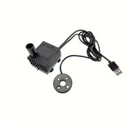 TEMU Acuario con bomba de agua y luz, mini bomba sumergible, adecuado para estanques de peces, de tortugas, paisajes de agua corriente y otros , IPX4, sin batería