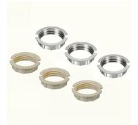 TEMU Adaptador de Anillo para Portalámparas G9, Anillo de Luz, Porta Pantalla de Lámpara, Diámetro Interno de 3/4 de , Aleación de Adecuado para Lámparas, , Paquete de 6 (Pequeño)