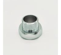 TEMU Adaptador de Grifo Tipo Hexágono, Adaptador Hembra G3/4" a G1/2", Accesorio para Manguera de Jardín con Cromada, para Grifos y Mangueras
