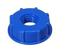TEMU Adaptador para barril IBC - Conectores de manguera roscados de 1/2", 3/4", 1", accesorios de válvula de plástico duraderos, adecuado para herramientas de jardinería y cuidado del césped