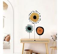 TEMU Adhesivo de pared floral bohemio, calcomanía de pared de flores boho, de pared autoadhesivo para paredes de y dormitorio
