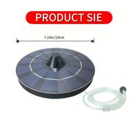 TEMU Aerador solar flotante para estanque de peces, bomba de oxígeno para estanque de paisaje de patio, ideal para estanques de Koi de jardín y oxigenación para pesca al