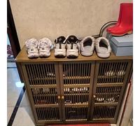 TEMU AESOME Armario para Zapatos con 4 Estantes: Organizador de Calzado con 1 Cajón y , Ideal Para Pasillos o Baños, Paa Botines como Deportivos, 32 x 98 cm
