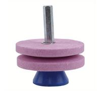TEMU Afilador de Cuchillas Rápido para Herramientas de Jardín, Molienda Rotativa, Taladro Cortador, Afilador de Cuchillas para Cortacésped