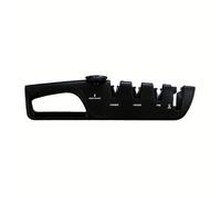 TEMU Afilador de cuchillos 4 en 1, ajustable, manual, piedra de afilar, herramienta de cocina, diamante, cerámica, acero de tungsteno
