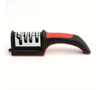 TEMU Afilador de cuchillos de exterior para catering, camping, cuchillos de cocina y tijeras, herramienta de afilado y reparación de cerámica