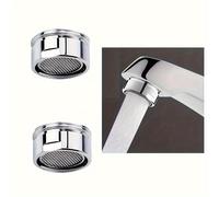 TEMU Aireador universal para grifo con protector antisalpicaduras, filtro de malla de interno y boquilla generadora de espuma para accesorios de grifo de agua fría y caliente