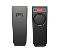 TEMU Alarma de topetán portátil de 130 dB con sensibilidad ajustable, sensor de vibración recargable y alarma de intrusión para el hogar, viajes, Airbnbs, apartamentos y hoteles