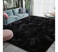 TEMU Alfombra de Área Lujosa en Peluche - , Esponjoso, Lavable a Máquina, Antideslizante, Ideal para la Decoración del Salón o Dormitorio, Espuma de de 0.8mm, Material de Poliéster, Forma Rectangular
