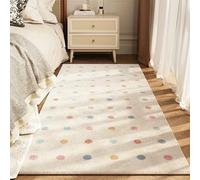 TEMU Alfombra de Área y Minimalista con en Pastel - Alfombra de Pelo Antideslizante Lavable a Máquina 100% Poliéster para Dormitorio, , , Entrada - Duradera Alfombra Decorativa, Tapetes para