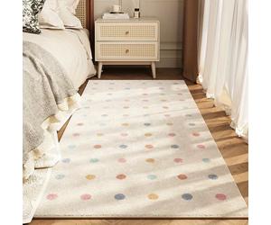 TEMU Alfombra de Área y Minimalista con en Pastel - Alfombra de Pelo Antideslizante Lavable a Máquina 100% Poliéster para Dormitorio, , , Entrada - Duradera Alfombra Decorativa, Tapetes para